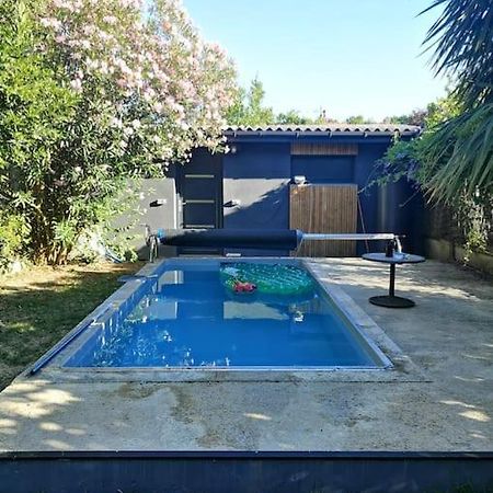べグル Echoppe Bordelaise Avec Jardin Et Piscineヴィラ エクステリア 写真